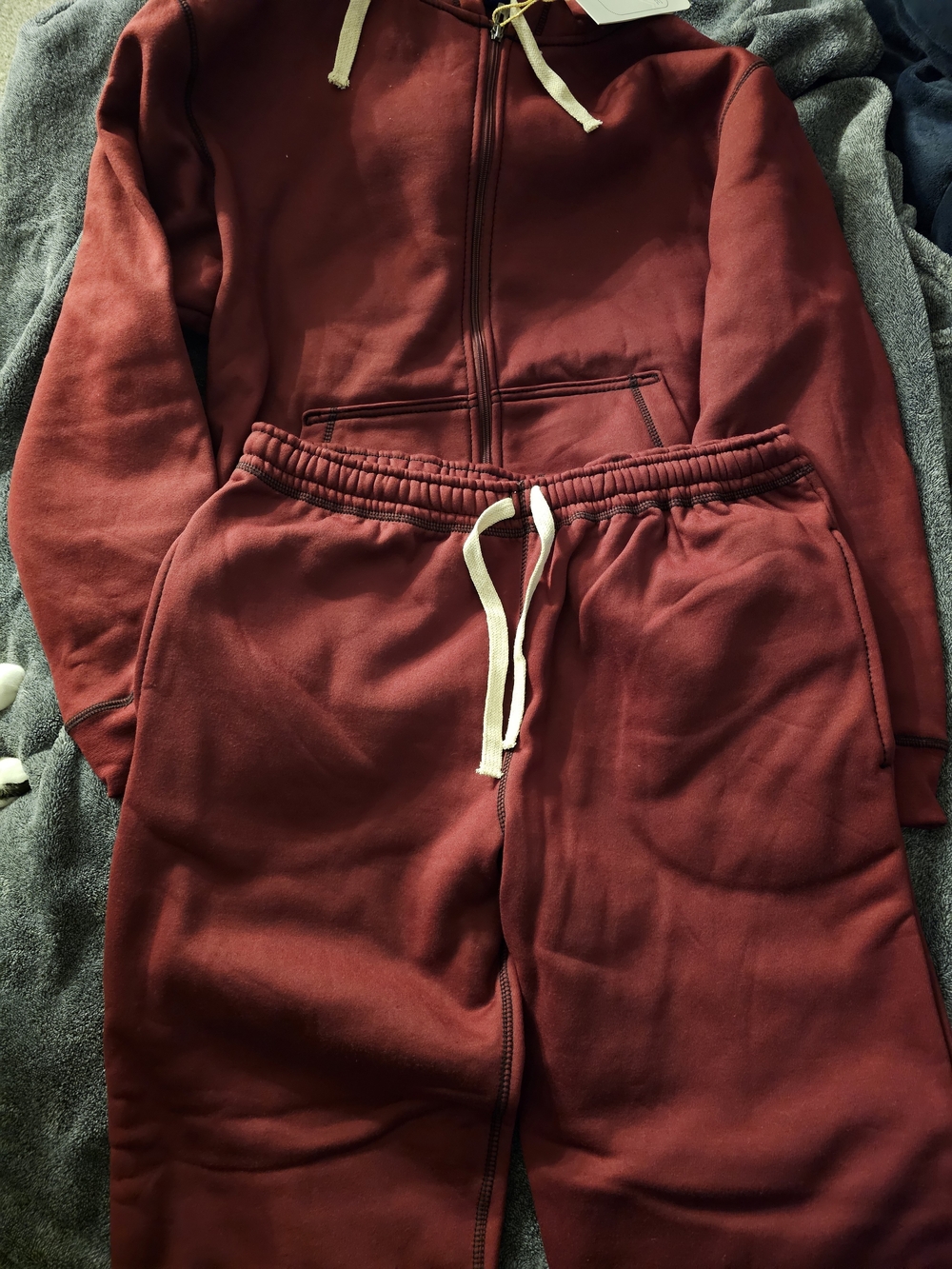Burgundy Matching Sweatsuit